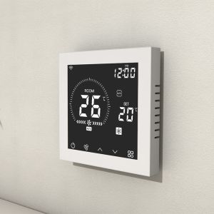 Smart Digital HVAC Thermostat With Weekly Programmable Schedule Fan Speed Control