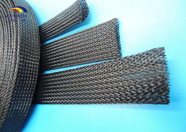 Polyster braided mesh tube PET Expandable Sleeving  for cable protecting