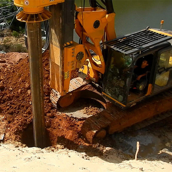 Гидравлическая роторная буровая установка с шасси Caterpilar для строительства дорог TYSIM KR125C Максимальн Сверлить Диаметра 1300 Mm