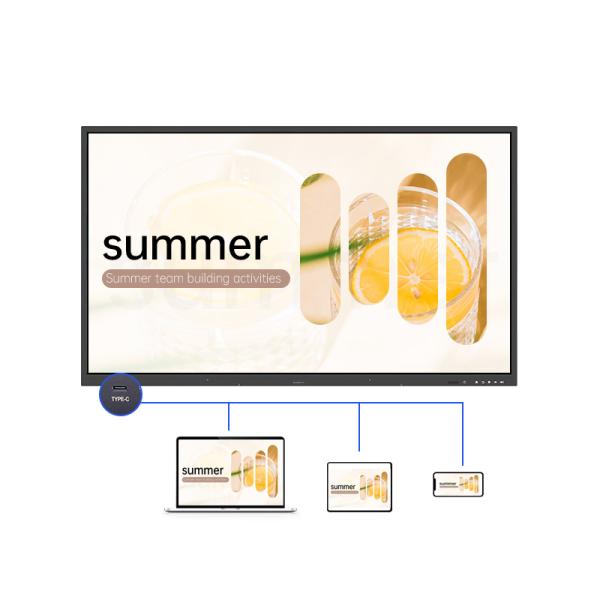 65-Inch Smart Android Interactive Panel Whiteboard Type with OPS Computer for Enhanced Interactive Board Experience