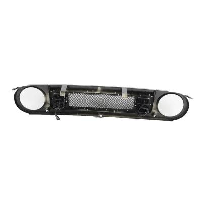 4x4 FJ Cruiser Accessories ABS Black Front Grille With Light 128*28*18 CM