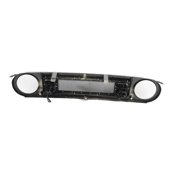 4x4 FJ Cruiser Accessories ABS Black Front Grille With Light 128*28*18 CM