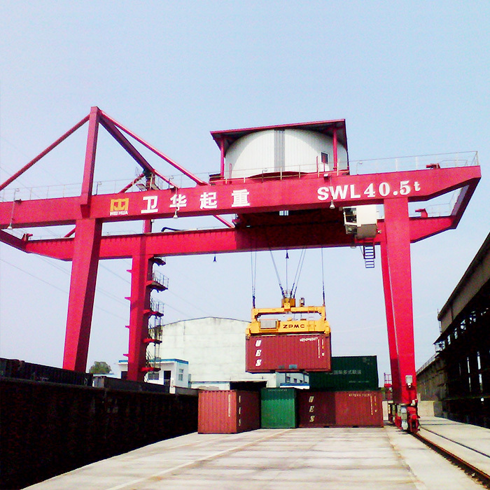 Contain Port Use RMG Rail Mounted Mobile Container Handling Gantry Crane