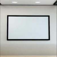 100 Inche Fixed Frame Screen PVC Home Cinema Projector Screens 4K