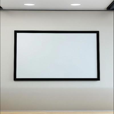 100 Inche Fixed Frame Screen PVC Home Cinema Projector Screens 4K