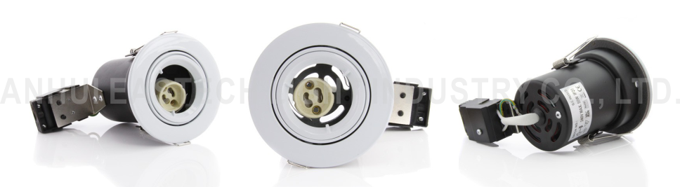 China GU10 Aluminium Centre Tilt LED Fire Rated Downlight - White Color