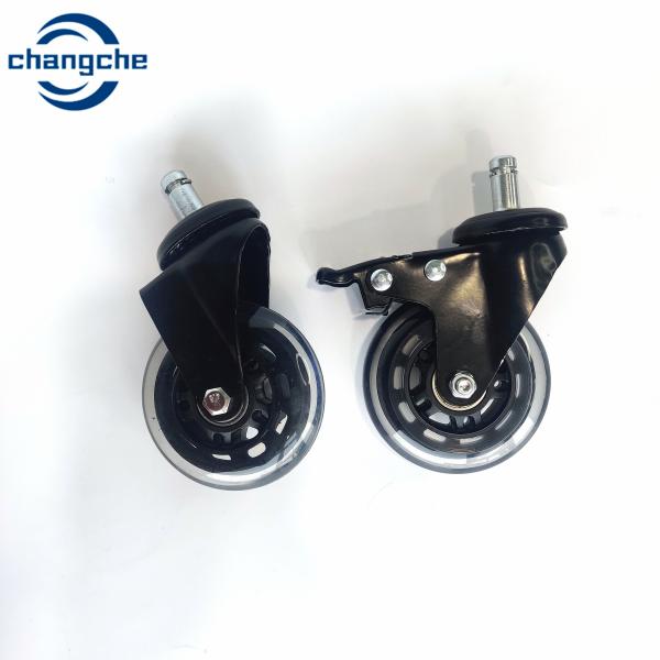Ball Bearing Industrial Swivel Castor Wheels 50mm PVC PU Material