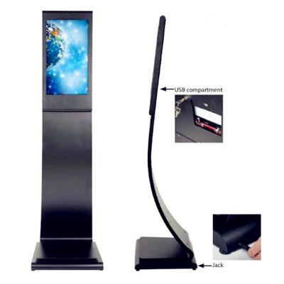 21.5 Inch Automatic Dispenser Hand Sanitizer Advertising Display Screen Kiosk