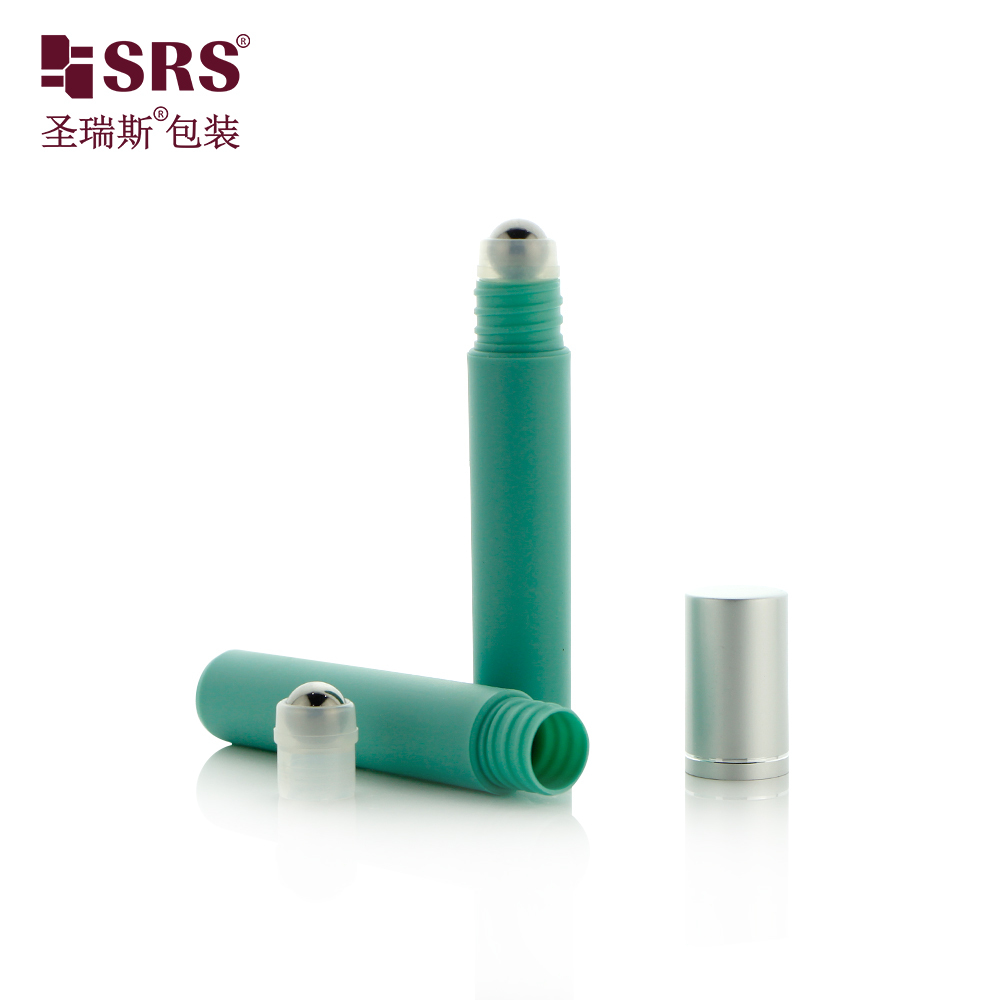 7ML Empty Plastic Roll‑on Bottle With Big Roller Ball Cosmetic Perfume Essential Oil Container