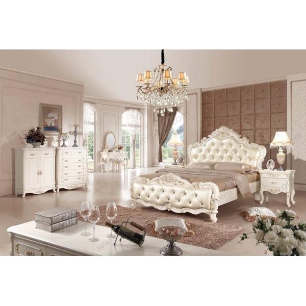 China bed making factory high quality fashionable king size bed 6018