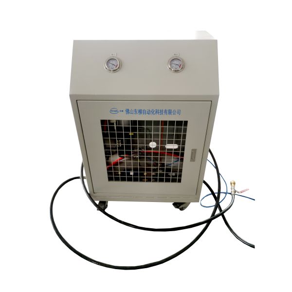 PLC Control Refrigerant Filling Charging Machine with  High-efficiency Booster Pump for Air Conditioner Assembly Line