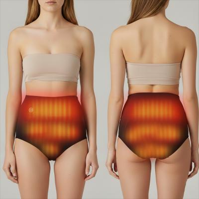 Customizable Graphene Electric Heated Panties Antibacterial For Women​ Warm Palace Heated Underwear