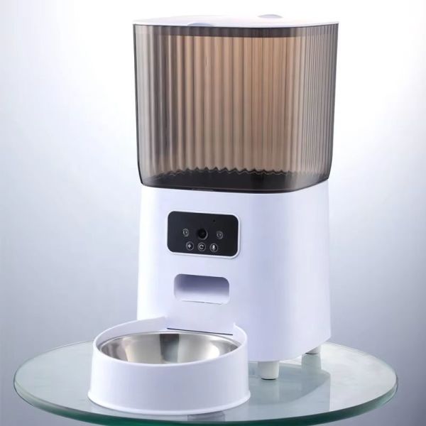 Smart Pet Products WiFi Pet Feeder with Camera and Double Bowls for Two Cats