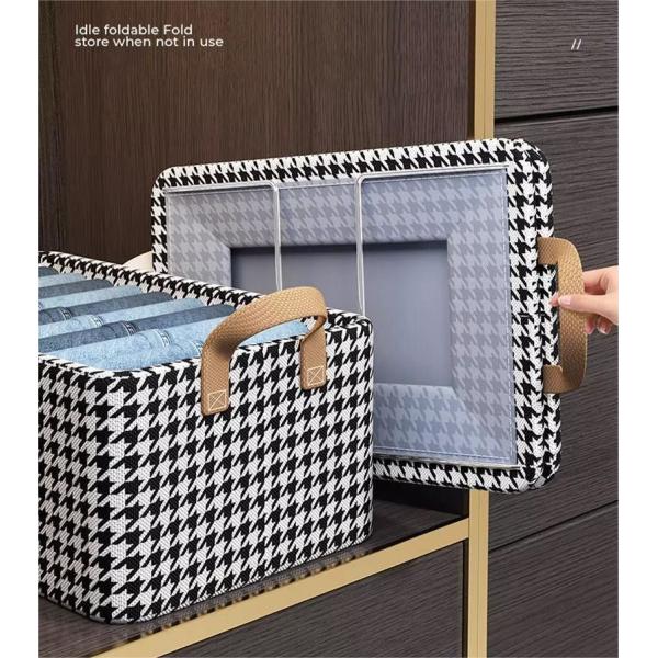 Storage Convenience Newest Fashinable Fabric Storage Organizer With Reinforced Handle