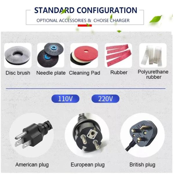 510mm Low Noise Indoor Battery Operated Cleaning Machine for Industrial Floor Scrubbing