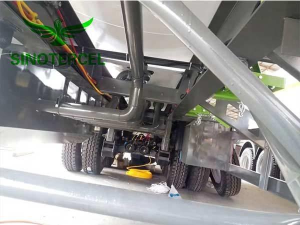 50000L Semi Water Tanker 80T Lng Semi Trailer Normal Suspension