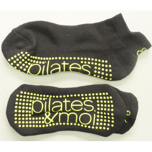 Ankle Length Non Skid Yoga Socks Eco Friendly With Jacquard / Embroidery Pattern