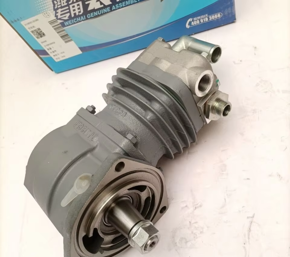 Weichai Original WP10 Single Cylinder Diesel Engine Heavy Duty Card Air Pump Model 612600130390