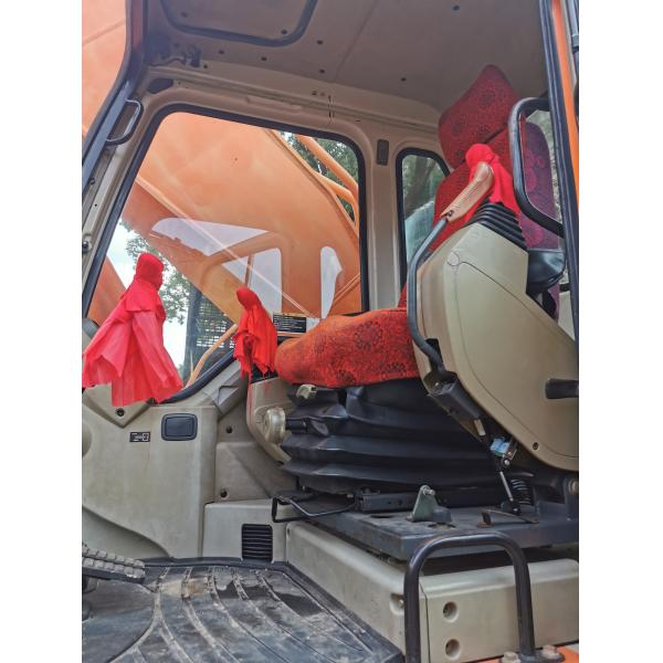 Excavatrice d'occasion Doosan DX420 avec peu d'heures de travail et cylindre hydraulique d'origine