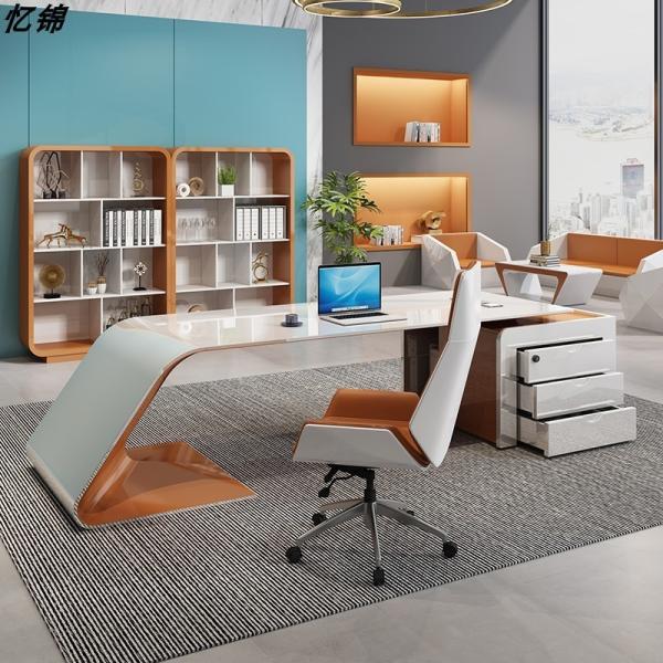 Executive Table Office Furniture Sets Business Writing Desk Business Desks and Chairs