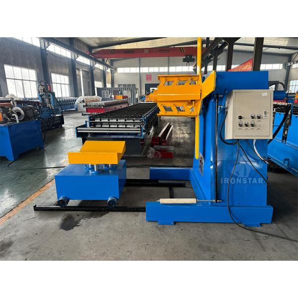 “5 Ton 500mm Width Hydraulic Decoiler With Car Automatic Hydraulic Uncoiler