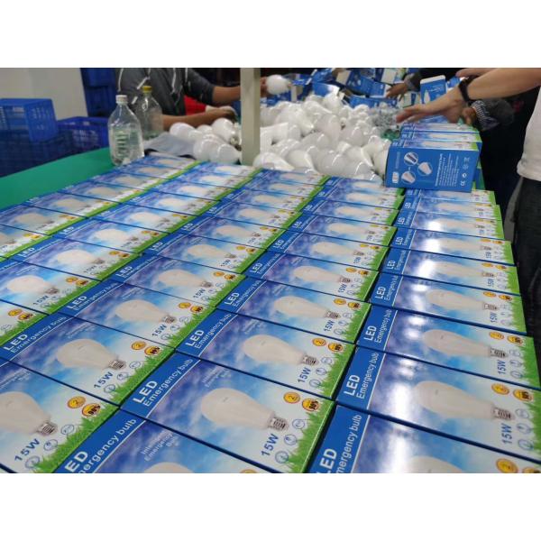 15W White E27 LED Bulb for Rechargeable Emergency Lighting in Outdoor Environments