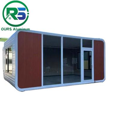 2023 Custom-made Modern Design Aluminum alloy Capsule Tiny House For living Prefab Houses Capsule Cabin Apple Cabin