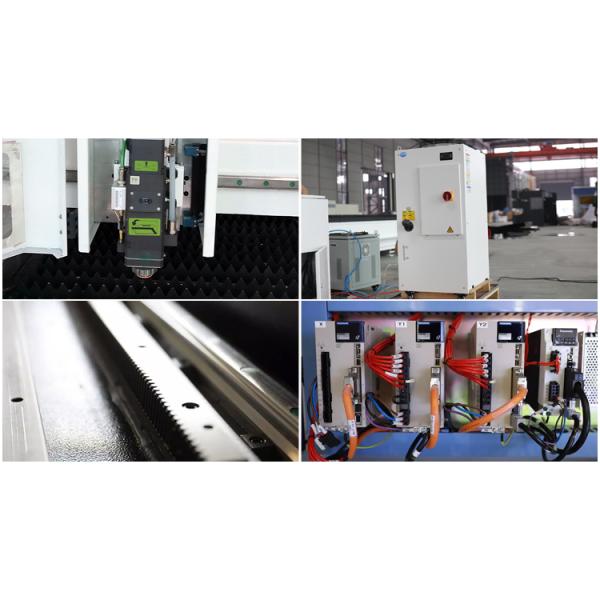 2000W Stainless Steel Fiber Laser Cutting Machine DXF BMP Format Supported