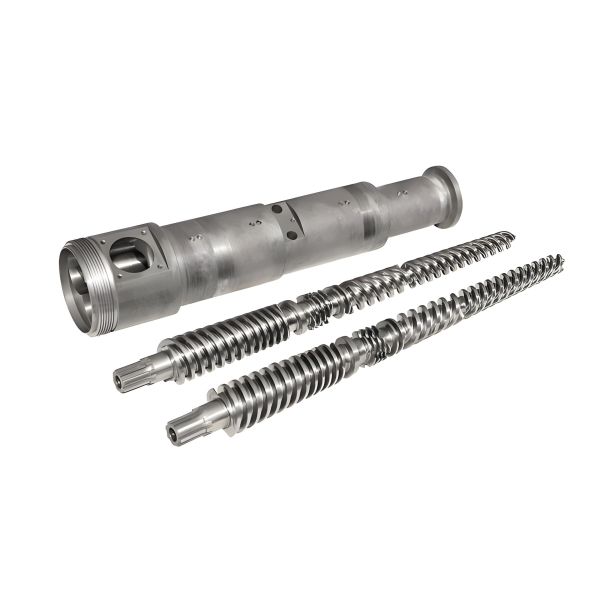 JCD Series 51/105 Nitrided Conical Twin Screw Barrel | Plastic Profile Extrusion