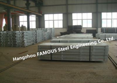 Steel Bailey Bridge Components , High Strength Connecting Bolts Anti Slip Checkered Plate