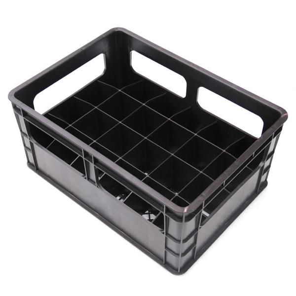 24 Plastic Beer Bottle Crate, Beer Crate For Sale, Transferheavy duty Black plastic storage box,milk crates heavy duty Transit storage