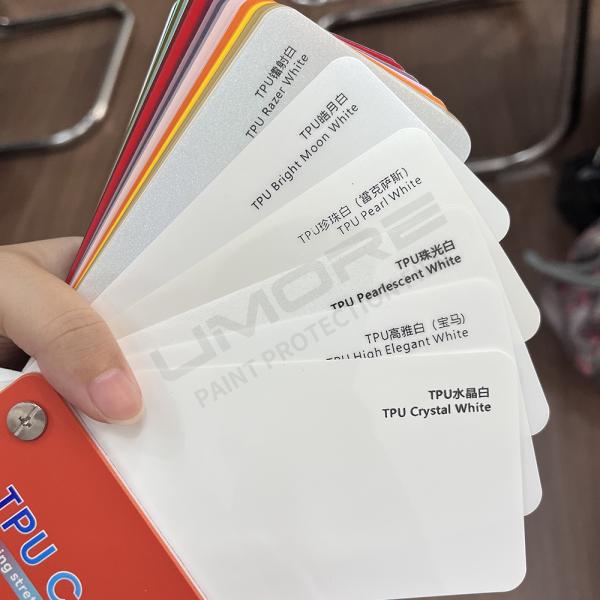 Ceramic White Color Changing PPF Paint Protection Film 1.52*15M TPU Car Wrap Vinyls