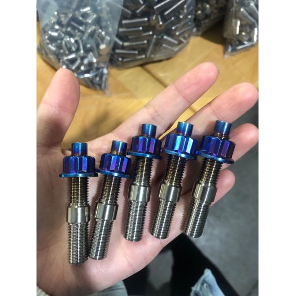 Grade 5 Titanium Stud Washer And Nut Exhaust Manifold Repair Kit