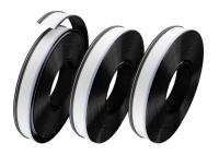 Couleur noire de bonnes de flexibilité extrusions en aluminium de la Manche peignant non facile à déformer