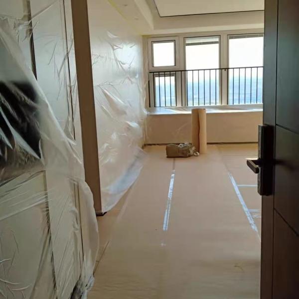 Mixed Pulp Flooring Protection Paper 32''x120' For Home Decoration