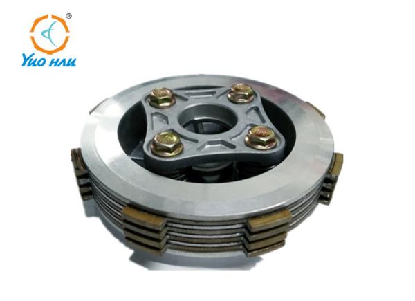 CD100 Motorcycle Clutch Parts Clutch Central Plate V100 / ADC12 / Silver Color / 4 Hole 4 Plates