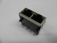 Costume conector do receptáculo de 180 ethernet RJ45 do gigabit da inserção da parte superior do grau para IoT