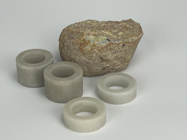 Round oil stone, Sharpening stone, Polishing stone, Lapping stone for Knife edge honing