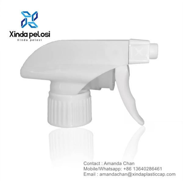 Escarcha de cabeza resistente a los productos químicos pulverizador de disparo pulverizador de limpieza para limpieza del hogar