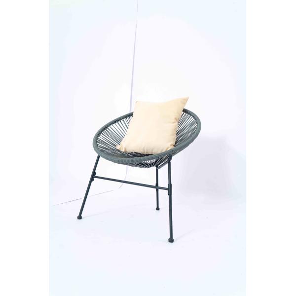 Patio Outdoor Wicker Bistro Table And Chairs Dining Colorful Rattan Acapulco Chair Wicker Sun