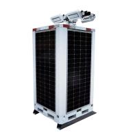 Cube Off Grid Solar System Tower Solar Light Tower com 4*230 painéis solares para os EUA