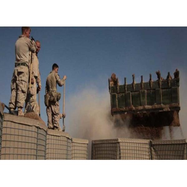 100*100mm гальванизированная сумка Брауна Hesco корзин HESCO