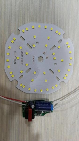Aluminium PC Cover 60 W 6000K B22 LED Bulb Lights SKD Parts