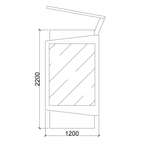 ISO9001 Advertising 6mm Tempered Glass Backlit Sign Box