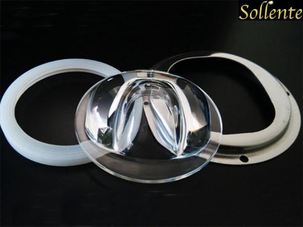 92mm Street Light Reflector LED Glass Lens For Outdoor LED Road Lamp