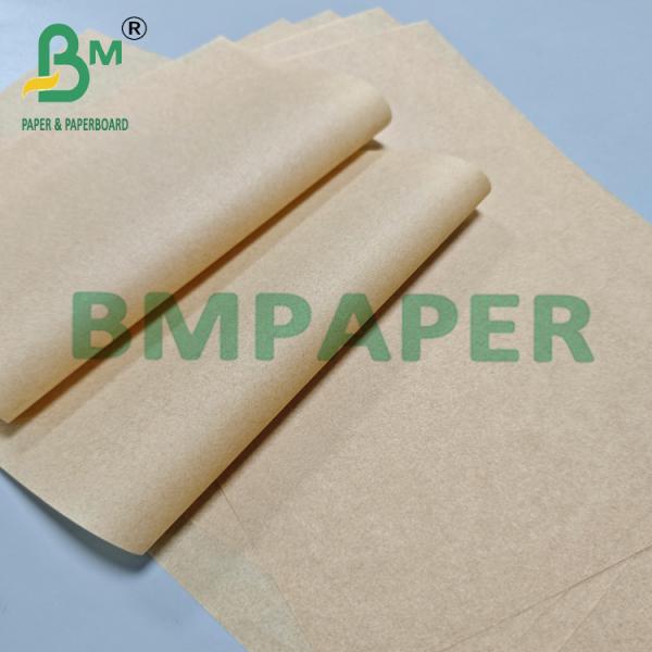 40gr 60gr Food Grade Brown Oilproof Wrapping Sheets For Gift Packaging