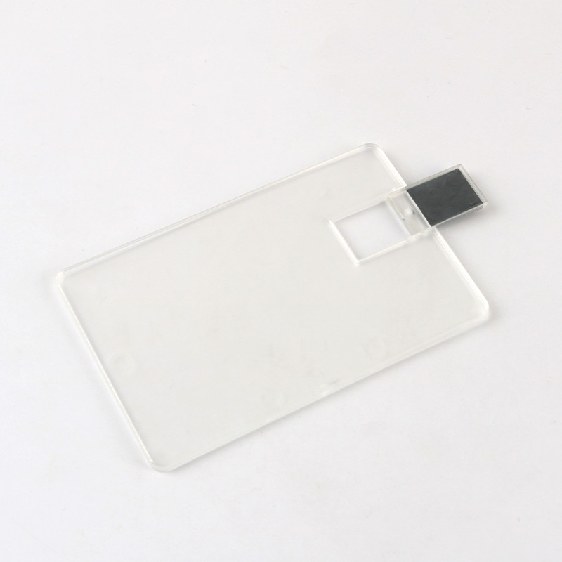 Тело мини памяти USB карты обломоков UDP прозрачное с печатью на бумажном стикере
