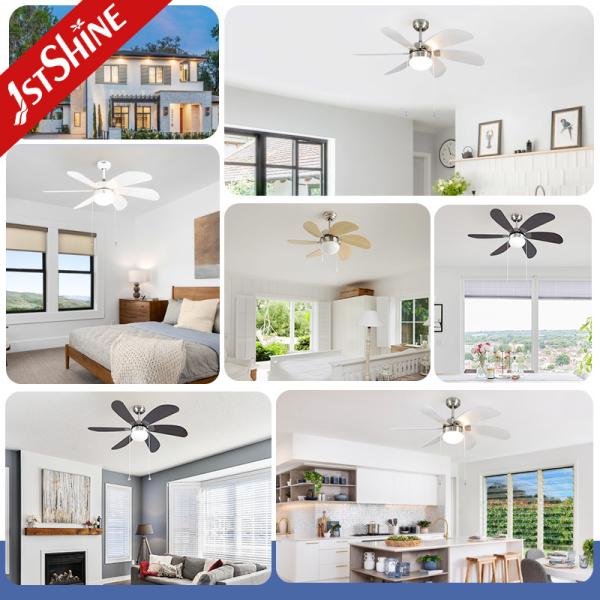 110-240V/50Hz-60Hz 42 Inch Modern Decorative Ceiling Fan with Light and Remote Control