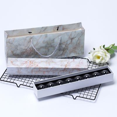 Rectangle Candy Bar Sweets Chocolate Bonbon Packaging Boxes With Clear Lid