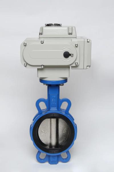 SS410 DI butterfly valve with WCB Body Pn16 25 Working Pressure Electric Operation